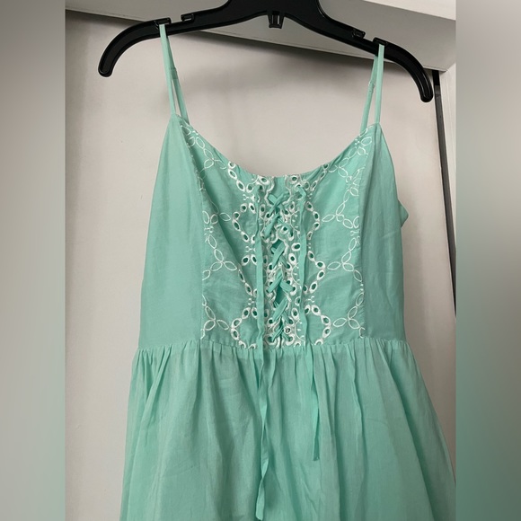 Turquoise guess summer dress size 10 - Picture 2 of 5